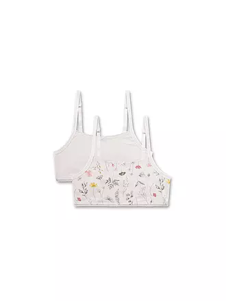 SANETTA | Mädchen Bustier 2er Pkg. whitepebb | 